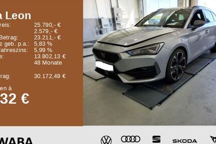 Cupra Leon 39.100 km 24.790 € Gersthofen 86368