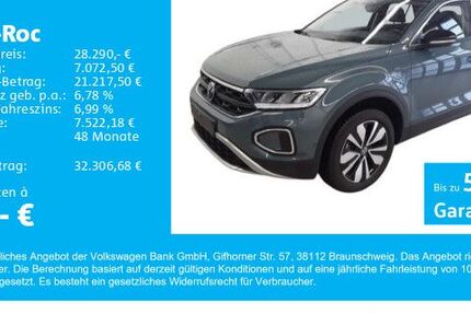 VW T-Roc 8.600 km 28.290 € Gersthofen 86368