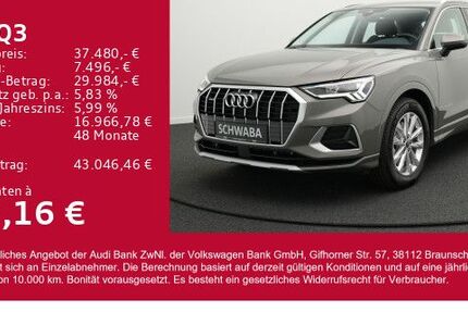 Audi Q3 1.100 km 37.480 € Gersthofen 86368