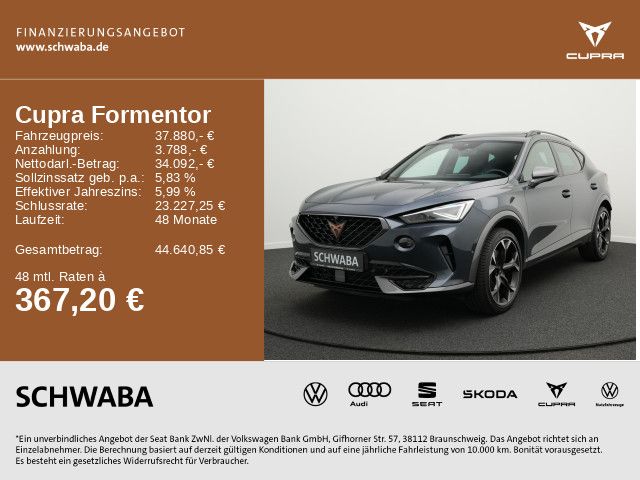 Cupra Formentor 20.800 km 37.880 € Gersthofen 86368