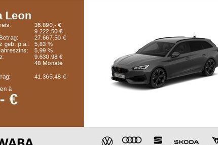 Cupra Leon 27.740 km 35.290 &euro; Gersthofen 86368