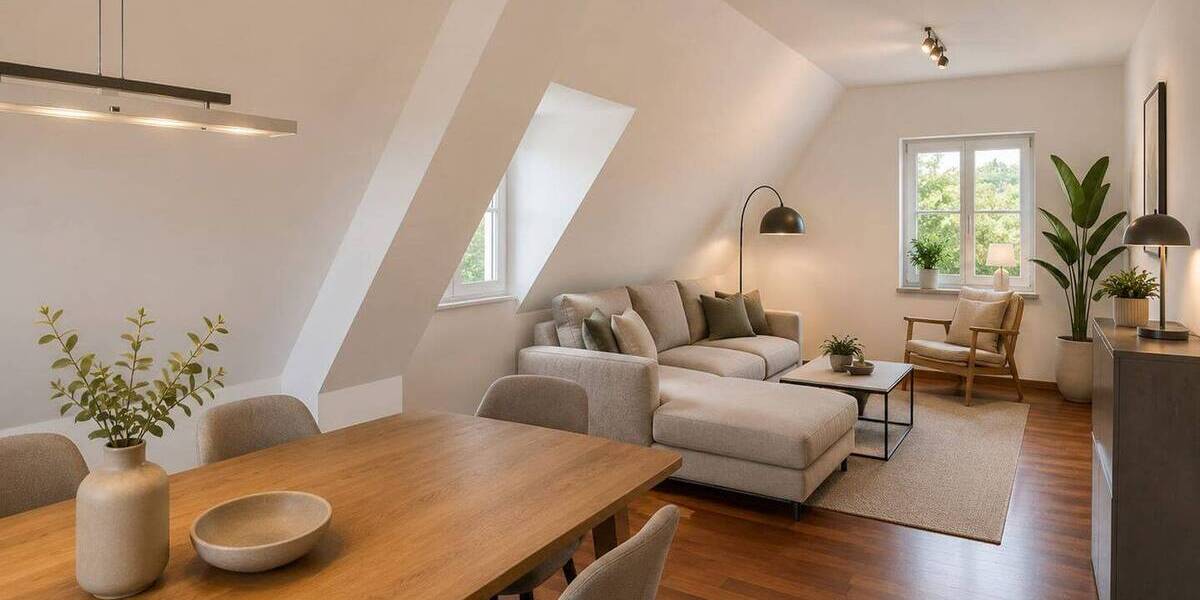 Etagenwohnung Augsburg Innenstadt - 2 Zimmer, 64 m&sup2;, 334.899&euro; | Angebot:26834361