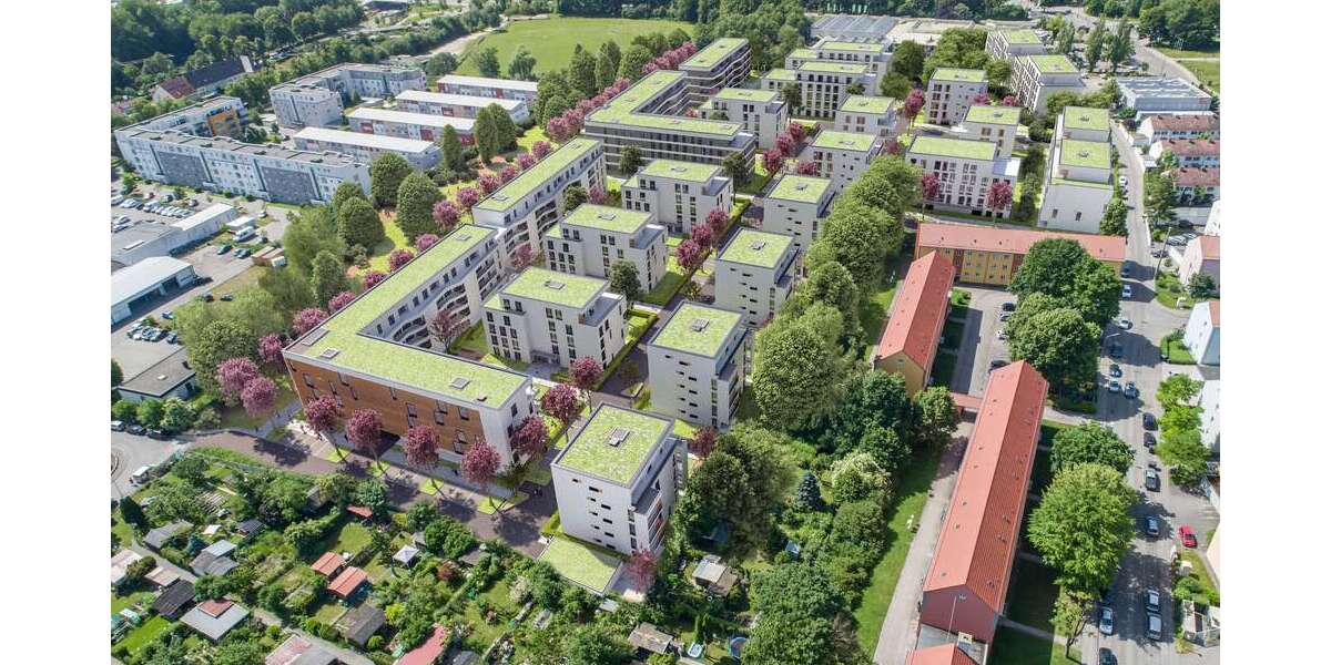 Etagenwohnung Augsburg Bärenkeller - 4 Zimmer, 108 m&sup2;, 706.000&euro; | Angebot:9246292