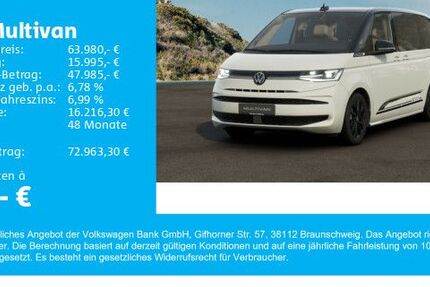 VW T7 Multivan 4.990 km 63.980 € Gersthofen 86368