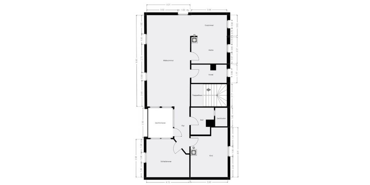 Jetzt oder nie: 3 Zimmer DG Wohnung in Augsburg Göggingen mit Dachterrasse und Garage 3 zimmer