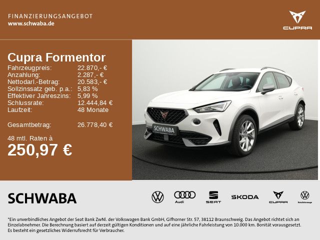 Cupra Formentor 34.800 km 22.870 € Gersthofen 86368