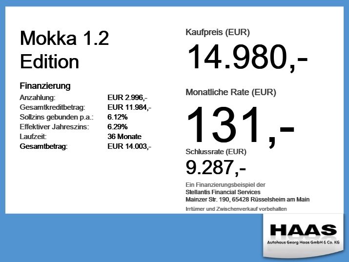 Opel Mokka 32.400 km 14.980 &euro; Augsburg 86159