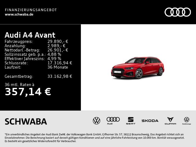 Audi A4 42.100 km 29.890 &euro; Gersthofen 86368