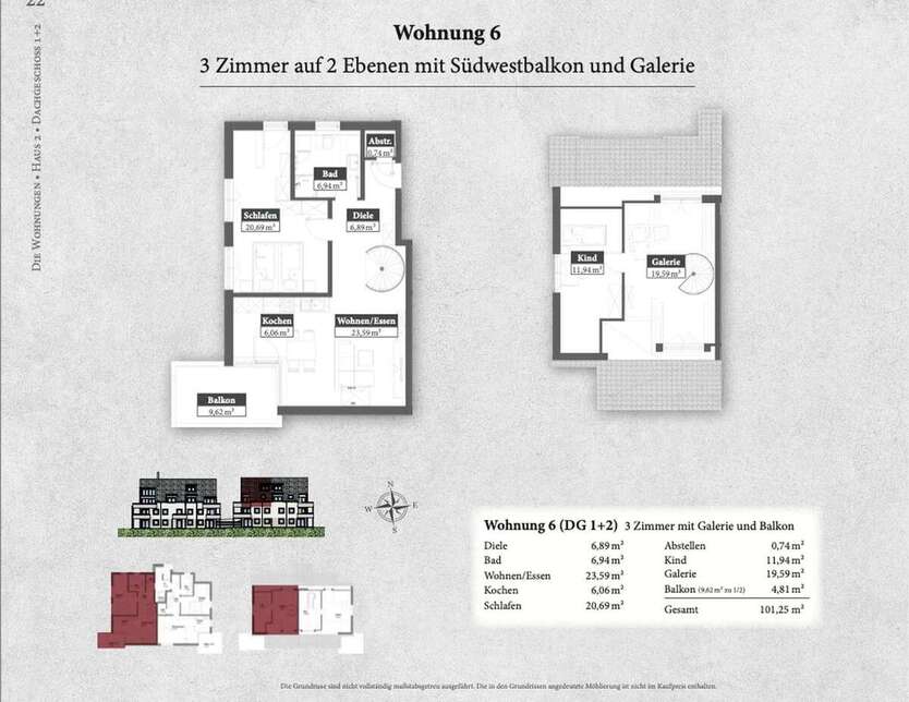 Wohnung zum Kaufen in Mering 644.000 € 101.25 m² 3 zimmer
