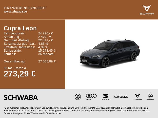 Cupra Leon 32.200 km 24.790 &euro; Gersthofen 86368