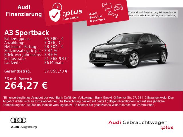 Audi A3 12.458 km 35.380 € Gersthofen 86368