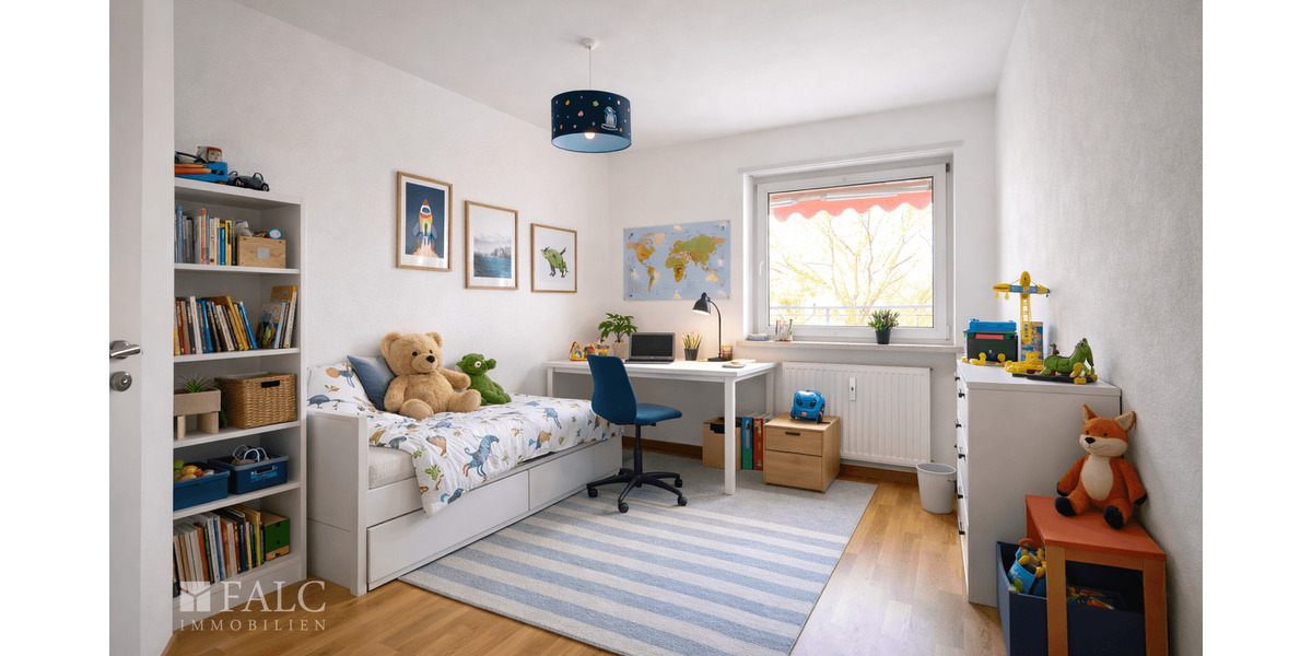 Etagenwohnung Augsburg Hochzoll - 3 Zimmer, 78 m&sup2;, 340.000&euro; | Angebot:24837661