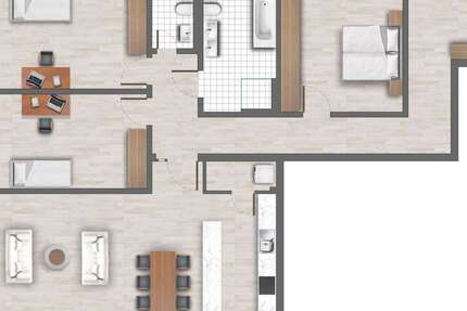 Wohnung Augsburg Innenstadt - 4 Zimmer, 140 m&sup2;, 1.105.000&euro; | Angebot:22324915