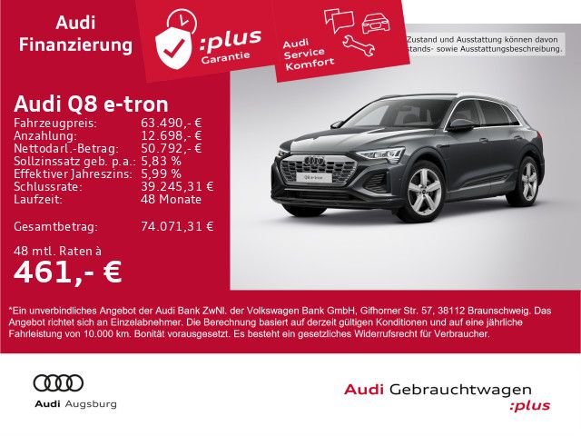 Audi Q8 e-tron 26.667 km 61.480 € Gersthofen 86368