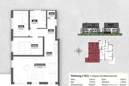 Wohnung zum Kaufen in Mering 535.000 € 83.63 m² 3 zimmer