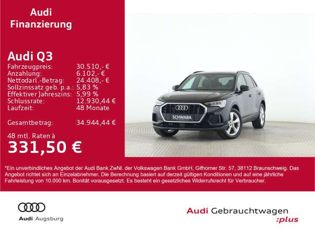Audi Q3 45.000 km 30.510 € Gersthofen 86368