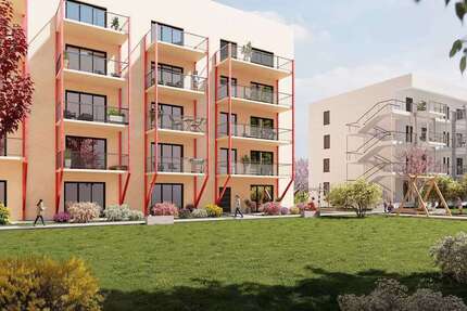 Wohnung Augsburg Oberhausen - 2 Zimmer, 67 m&sup2;, 1.108&euro; | Angebot:27357734