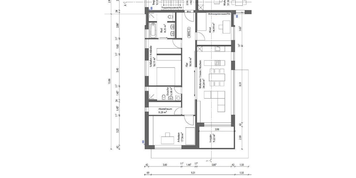 Etagenwohnung Zusmarshausen - 4 Zimmer, 118 m&sup2;, 1.524&euro; | Angebot:25990577