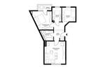 Etagenwohnung Augsburg - 3 Zimmer, 69 m&sup2;, 995&euro; | Angebot:26330234