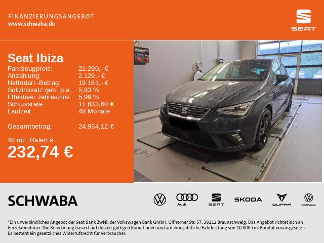 Seat Ibiza 38.700 km 21.290 € Gersthofen 86368