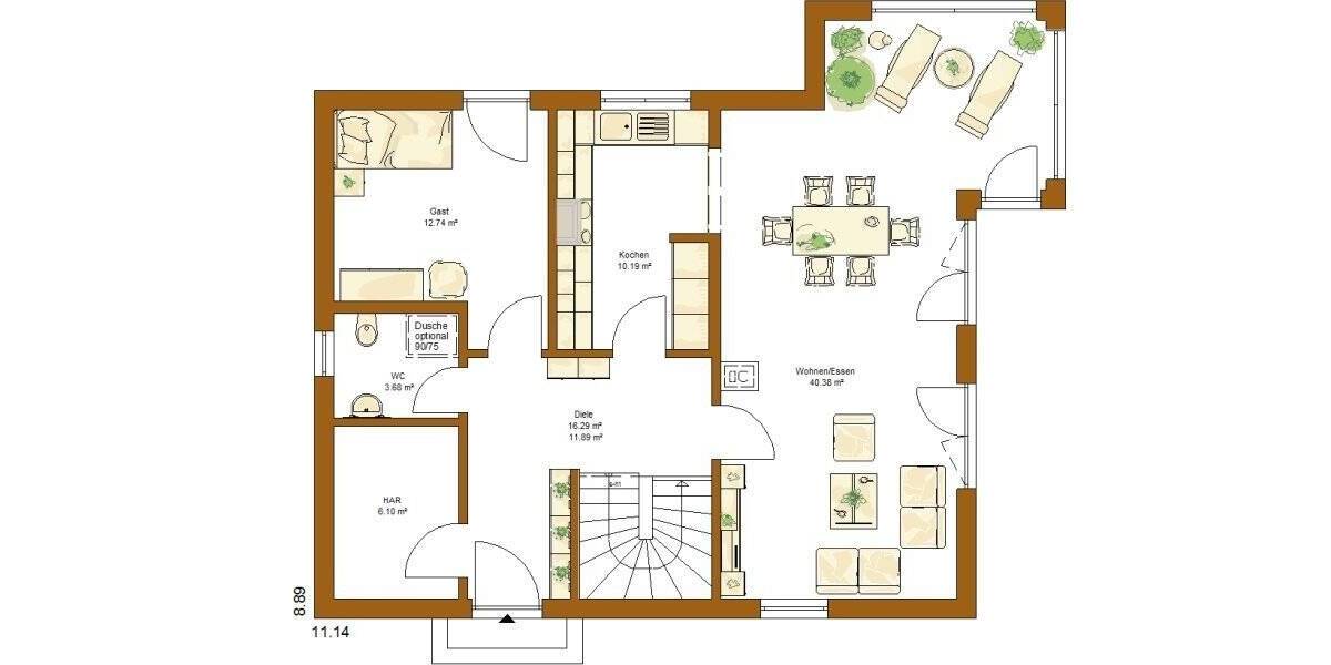 Einfamilienhaus Geltendorf Walleshausen - 5 Zimmer, 140 m&sup2;, 995.000&euro; | Angebot:26454041