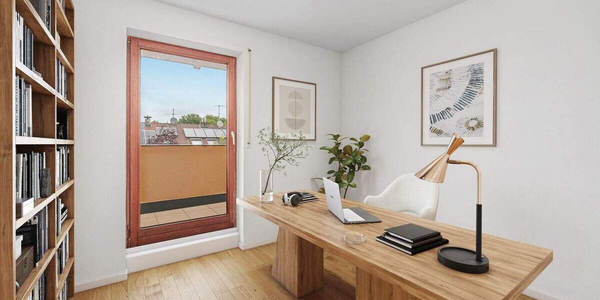 Freiraum nach oben: 4-Zimmer-Wohnung mit Dachterrasse & 3 private Dachräume für Platz zum Entfalten 4 zimmer