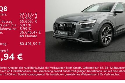 Audi Q8 43.700 km 69.510 € Gersthofen 86368