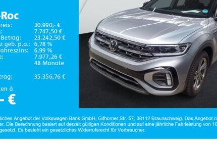 VW T-Roc 18.560 km 30.890 € Gersthofen 86368