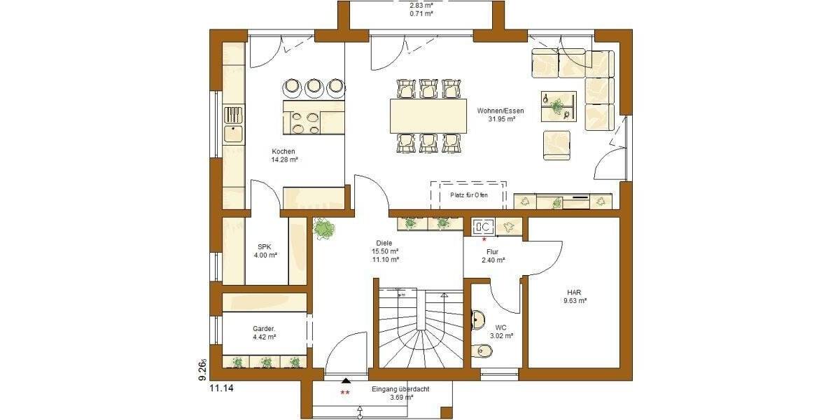 Einfamilienhaus Untermeitingen - 5 Zimmer, 168 m&sup2;, 730.000&euro; | Angebot:25701700