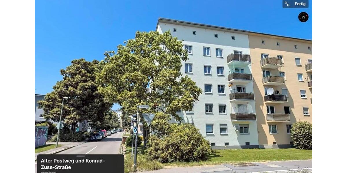 Etagenwohnung Augsburg Antonsviertel - 3 Zimmer, 66 m&sup2;, 189.000&euro; | Angebot:27120600