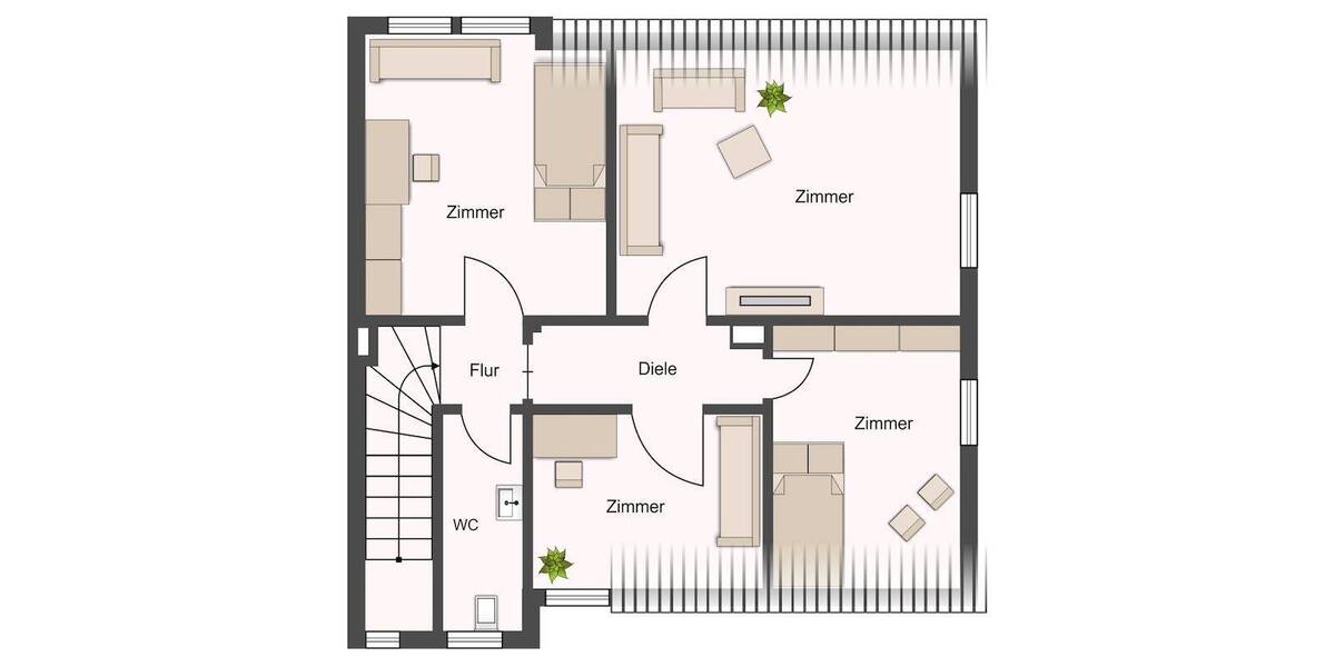Doppelhaushälfte Augsburg/Göggingen Göggingen - 6 Zimmer, 136 m&sup2;, 365.000&euro; | Angebot:26153872