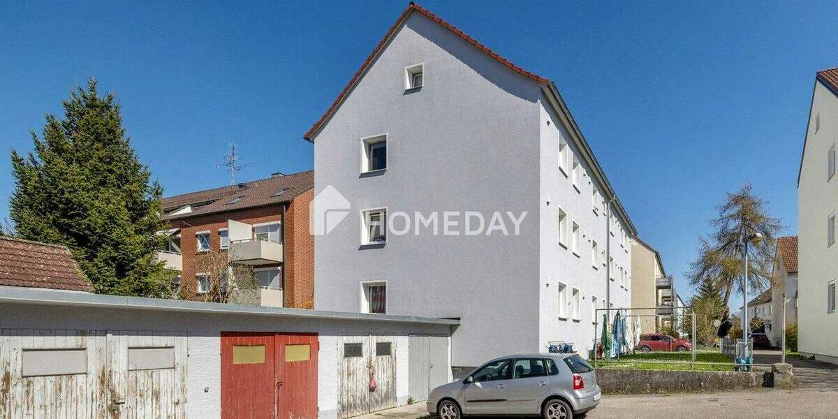 Etagenwohnung Augsburg Kriegshaber - 3 Zimmer, 57 m&sup2;, 289.900&euro; | Angebot:25677574
