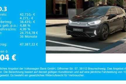 VW ID.3 9.402 km 42.710 &euro; Gersthofen 86368