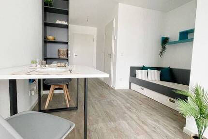 Modern möbliertes 1 Zimmer Apartment mit Balkon & W-Lan inkl. 1 zimmer