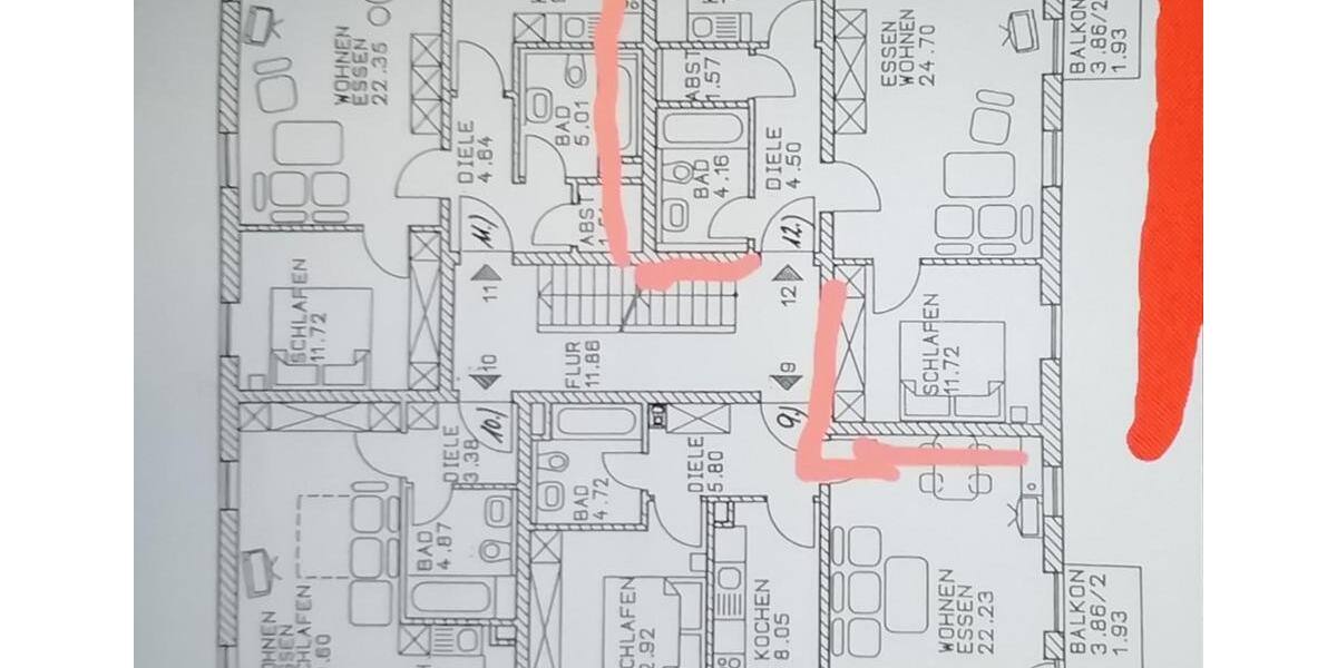 Etagenwohnung Augsburg Haunstetten-Siebenbrunn - 2 Zimmer, 55 m&sup2;, 210.000&euro; | Angebot:25922377