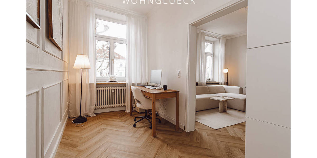 Etagenwohnung Augsburg Antonsviertel - 3 Zimmer, 96 m&sup2;, 1.690&euro; | Angebot:26641591