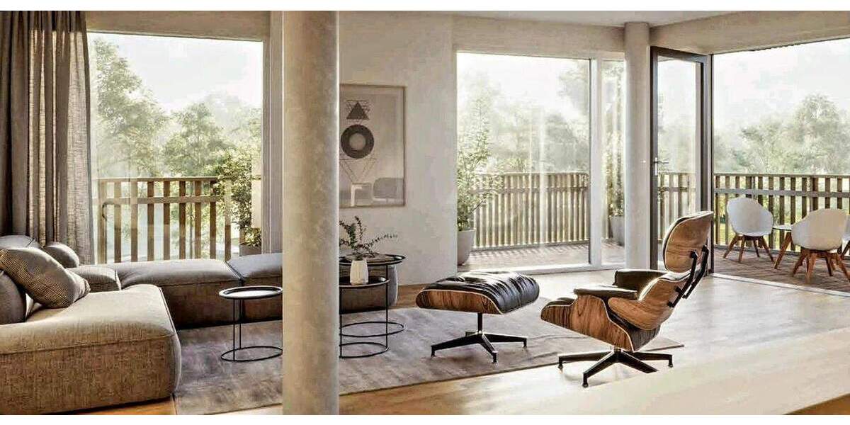 Etagenwohnung Augsburg Lechhausen - 4 Zimmer, 103 m&sup2;, 699.900&euro; | Angebot:25140845