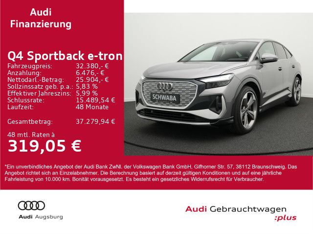 Audi Q4 e-tron 61.836 km 29.910 € Gersthofen 86368