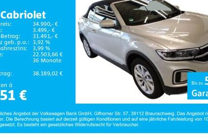 VW T-Roc 6.800 km 34.990 € Gersthofen 86368