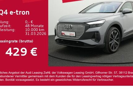 Audi Q4 e-tron 6.784 km 41.190 &euro; Gersthofen 86368