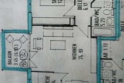 Wohnung Augsburg Haunstetten-Siebenbrunn - 2 Zimmer, 57 m&sup2;, 953&euro; | Angebot:25307823