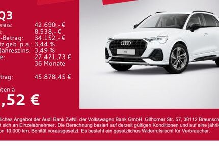 Audi Q3 5.254 km 42.690 € Gersthofen 86368