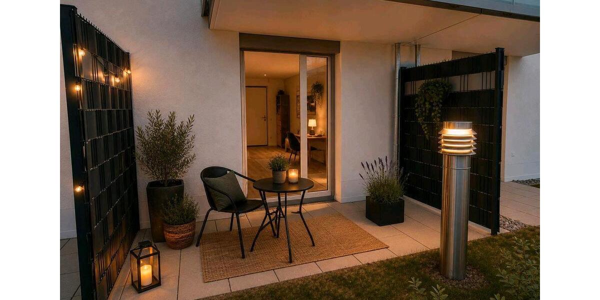 Terrassenwohnung Augsburg Firnhaberau - 1 Zimmer, 27 m&sup2;, 650&euro; | Angebot:26481618