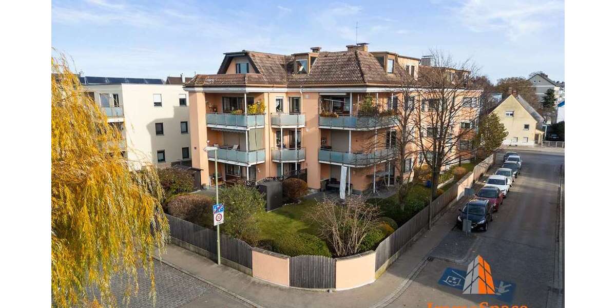 Etagenwohnung Augsburg Pfersee - 3 Zimmer, 83 m&sup2;, 385.000&euro; | Angebot:23630334