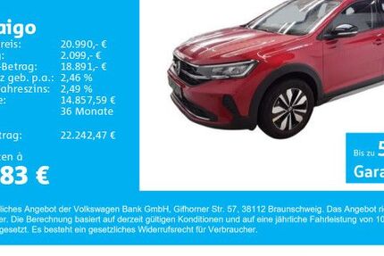 VW Taigo 7.434 km 20.990 € Gersthofen 86368