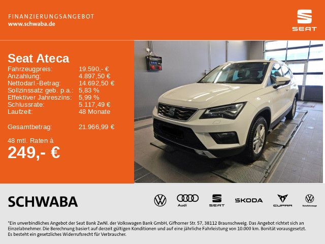 Seat Ateca 49.600 km 19.290 &euro; Gersthofen 86368