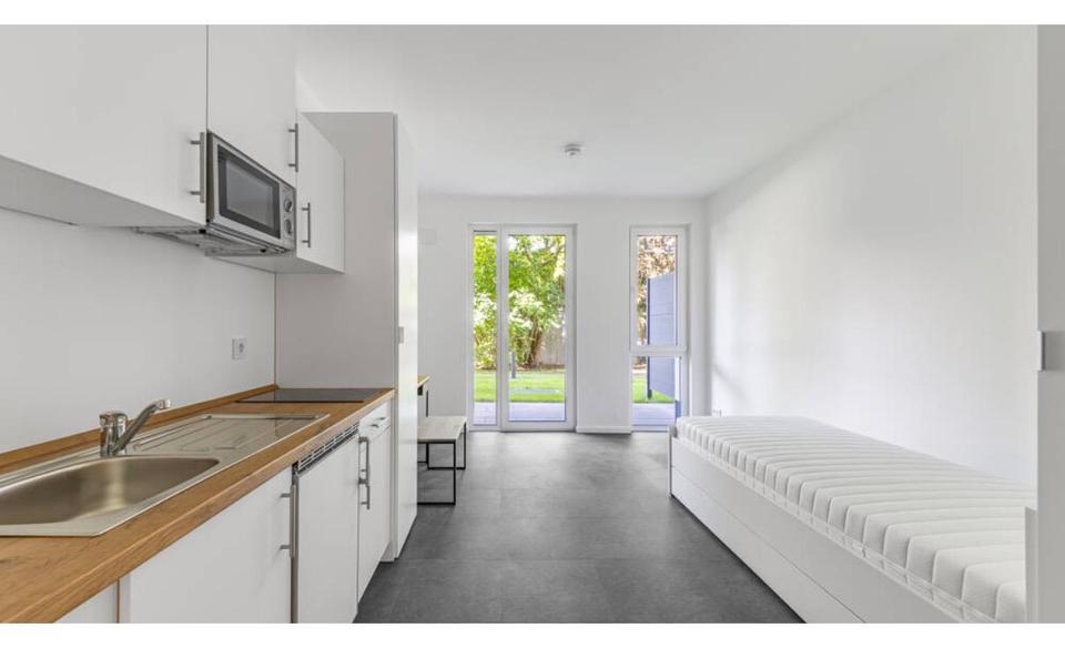 Vollmöbilierte 1 Zi 24 qm nähe Uniklinik Augsburg 1 zimmer