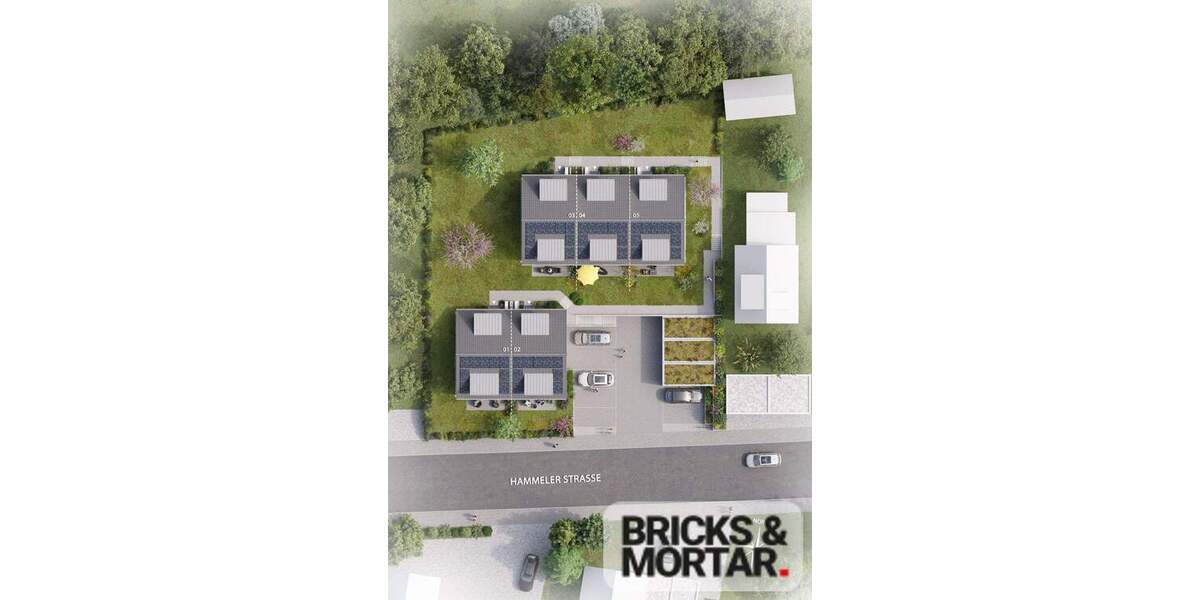 Ihr Platz zum Leben in Hammel zukunftssichere Häuser RMH ca. 155m² und Südterrasse 5 zimmer