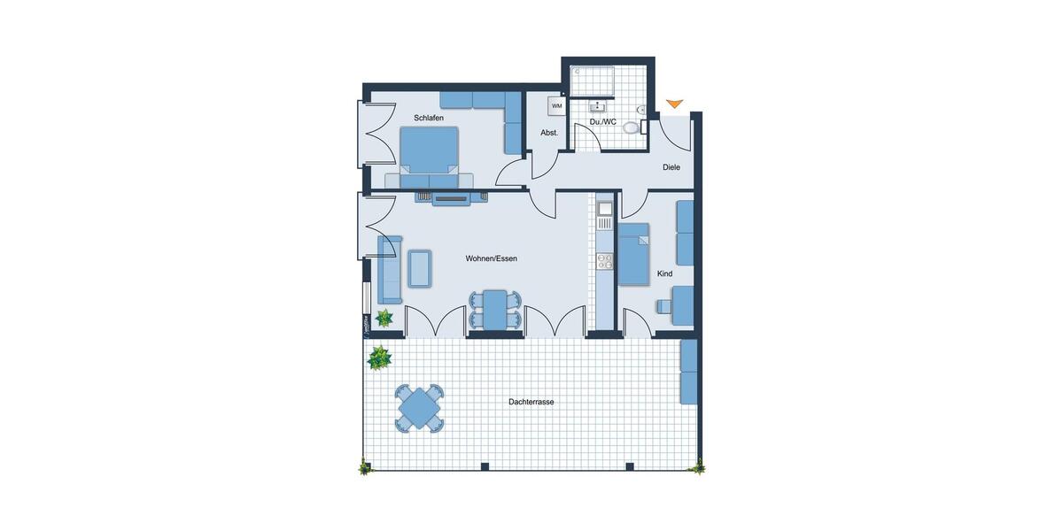 Einfamilienhaus Schwabmünchen - 3 Zimmer, 83 m&sup2;, 1.299&euro; | Angebot:24626227