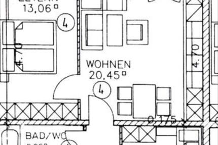 Wohnung Augsburg Lechhausen - 3 Zimmer, 72 m&sup2;, 328.000&euro; | Angebot:26314038